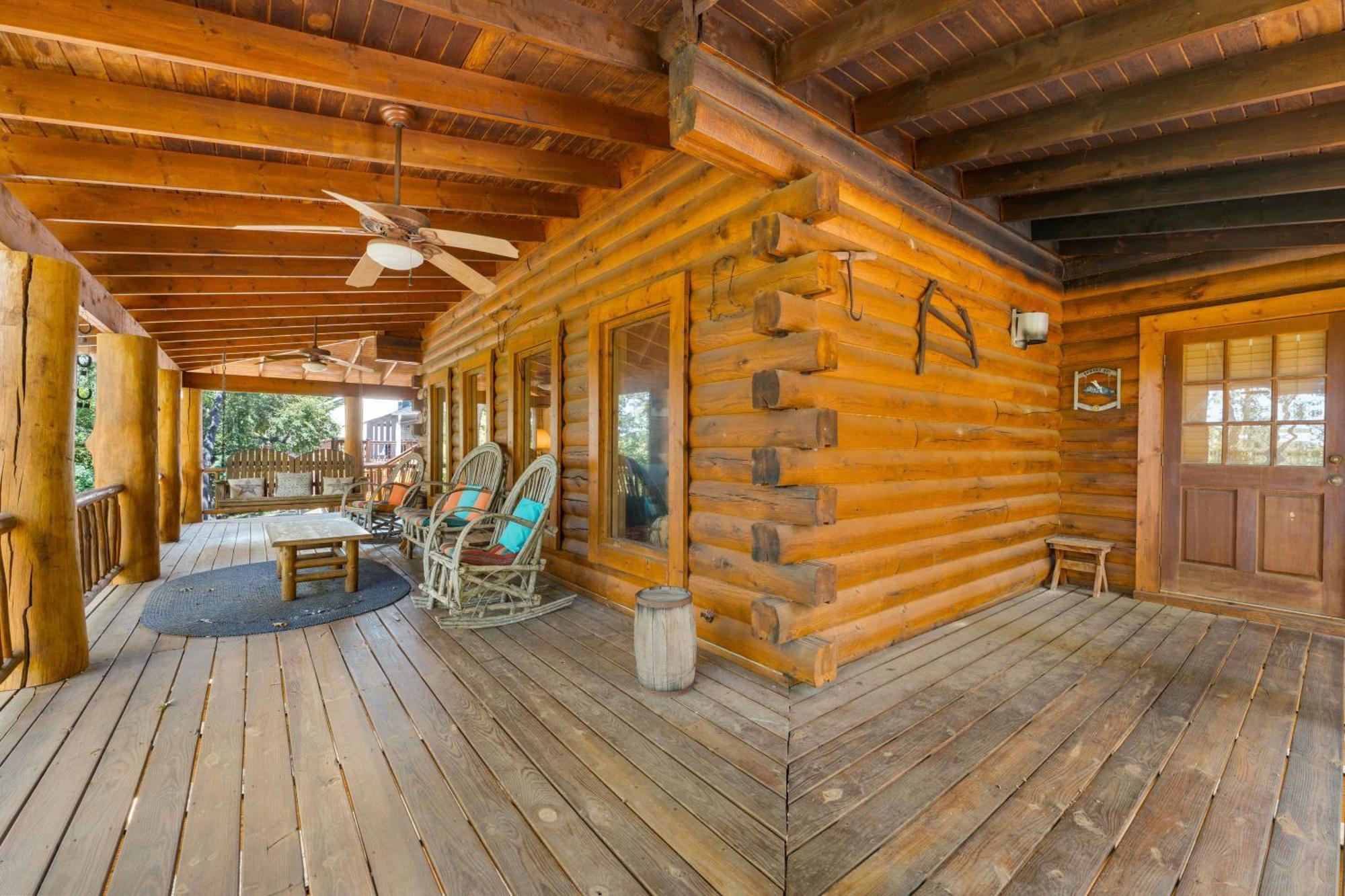 The Lazy K Cabin Cabin Брэнсон Экстерьер фото