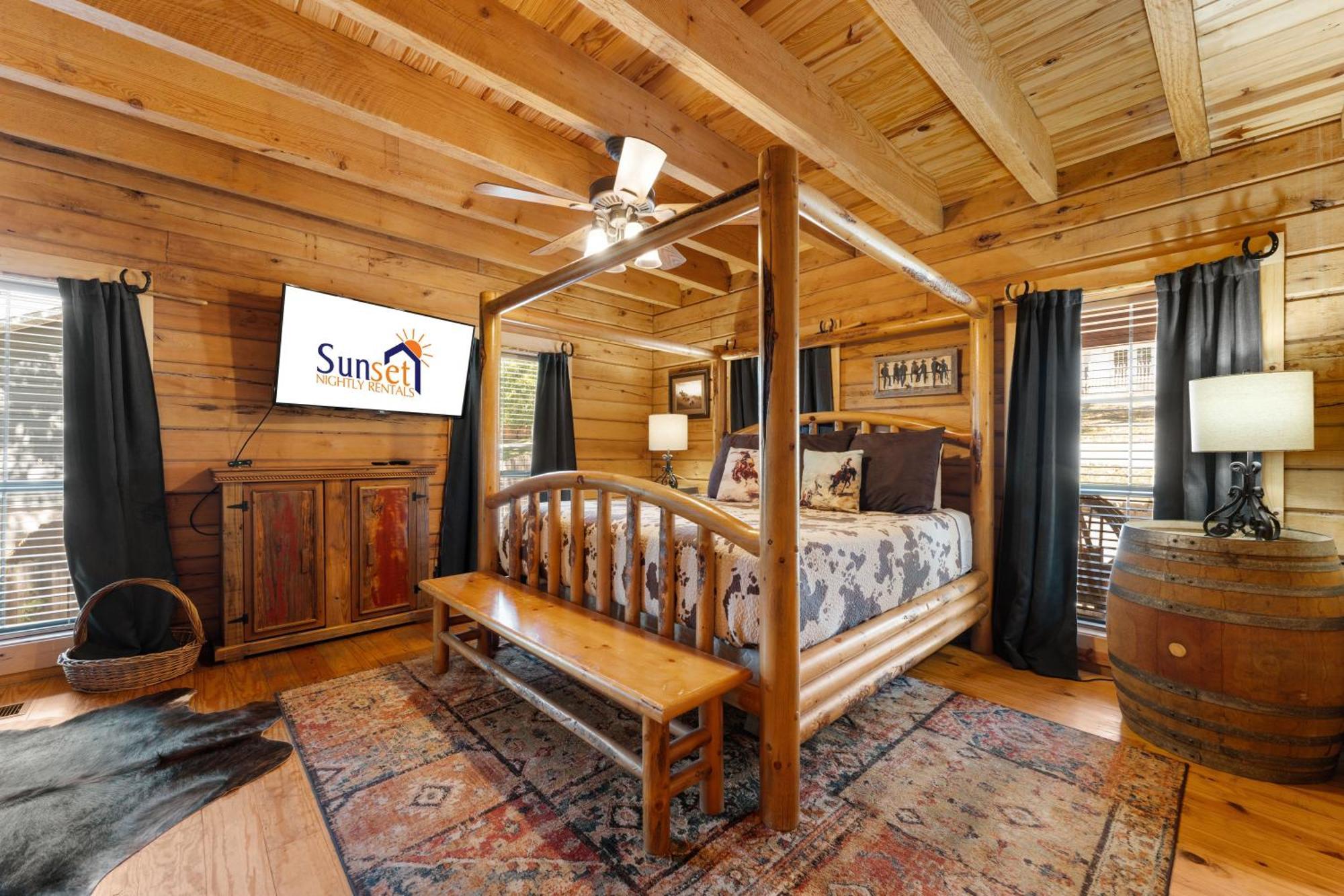 The Lazy K Cabin Cabin Брэнсон Экстерьер фото