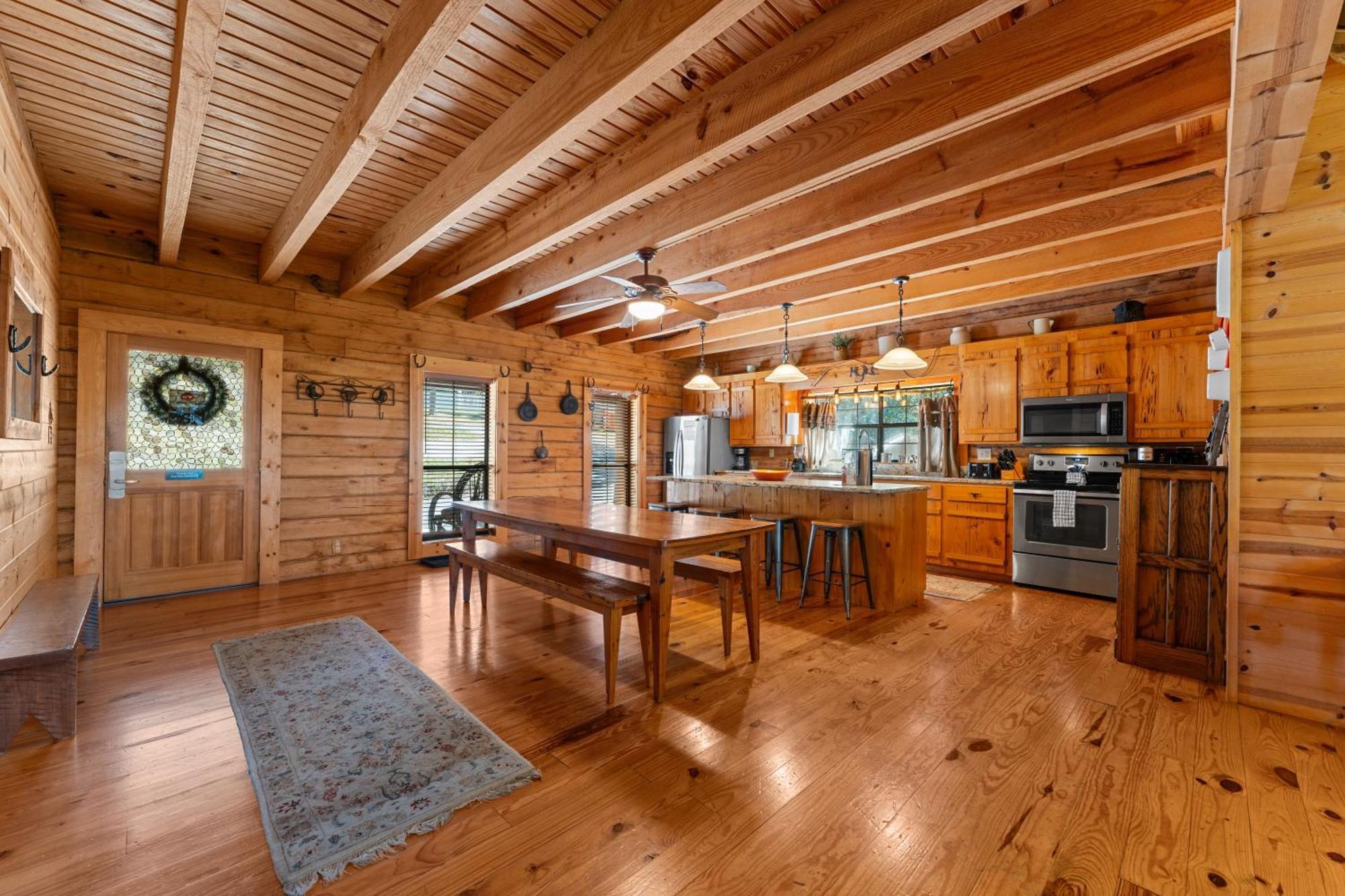 The Lazy K Cabin Cabin Брэнсон Экстерьер фото