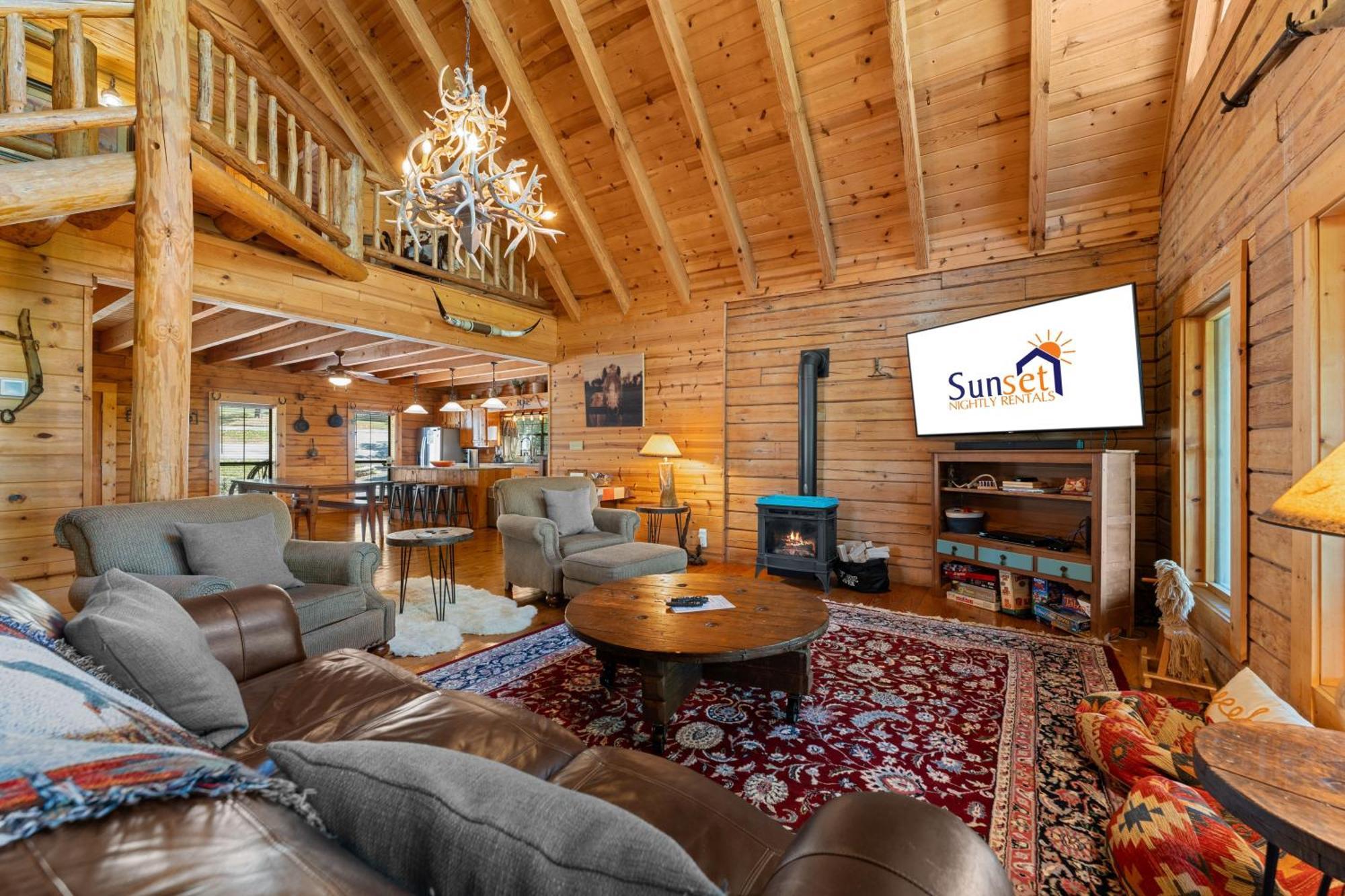 The Lazy K Cabin Cabin Брэнсон Экстерьер фото