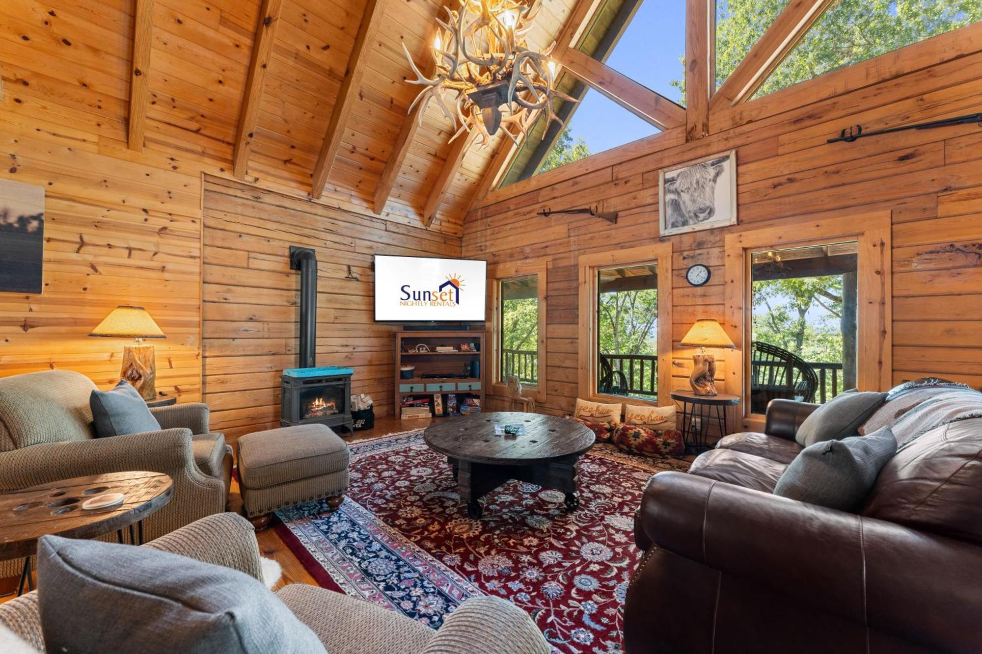 The Lazy K Cabin Cabin Брэнсон Экстерьер фото